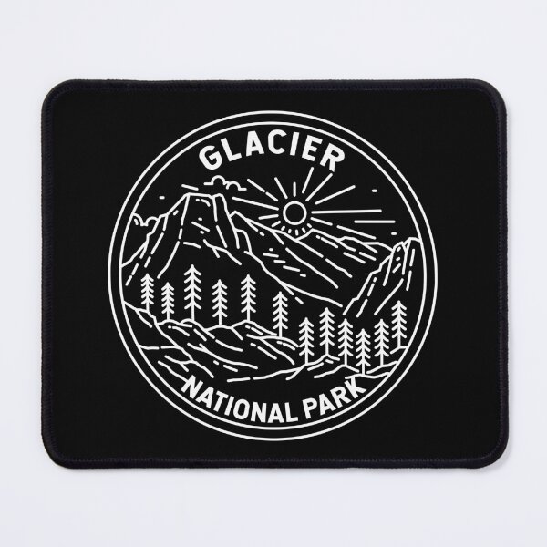 Item preview, Glacier National Park Montana Monoline designed and sold by KrisSidDesigns.