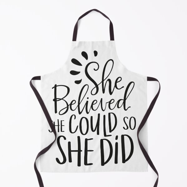 Item preview, She Believed She Could So She Did Inspirational Quote designed and sold by Hanna Kovalchuk.
