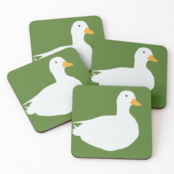 Item preview, Just a duck with a green background designed and sold by BellaGraceyRose.