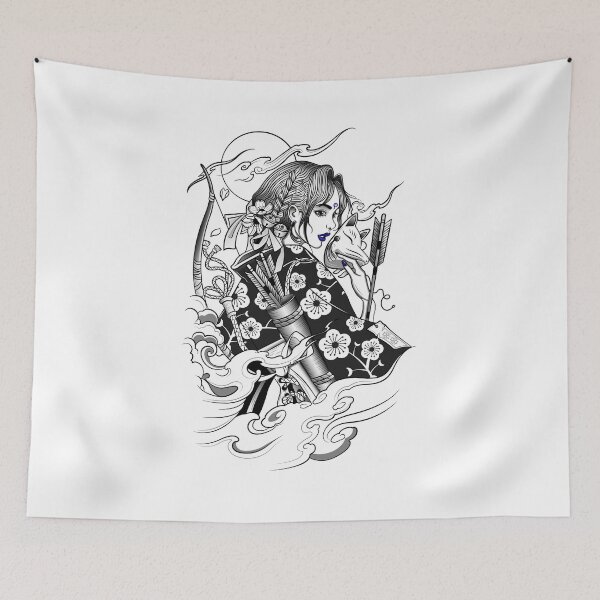 Item preview, Archer Japanese Geisha B designed and sold by artorno.