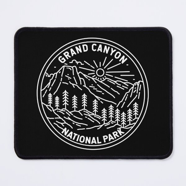 Aperçu de l'œuvre Parc national du Grand Canyon, Arizona Monoline créée et vendue par KrisSidDesigns.