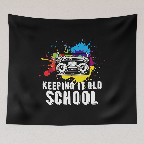Item preview, Keeping It Old School 80s 90s  Music Boombox Cassette designed and sold by Merchking1.