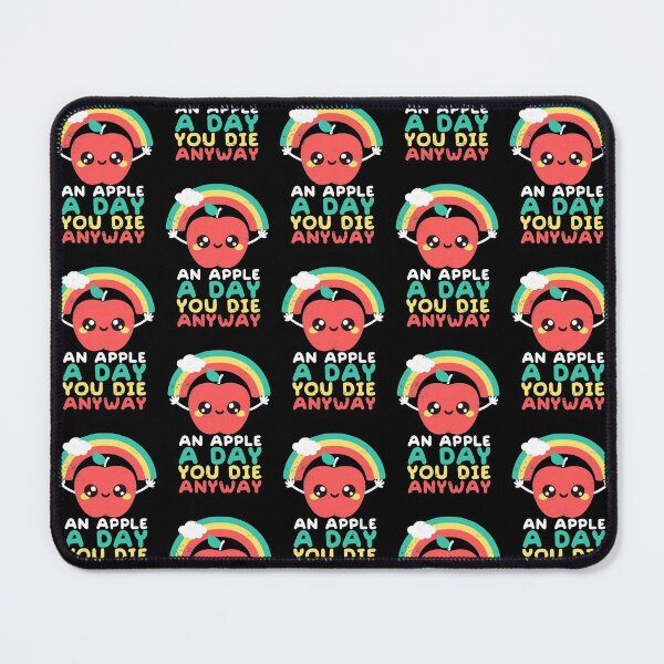 Item preview, An apple a day you die anyway designed and sold by NemiMakeit.