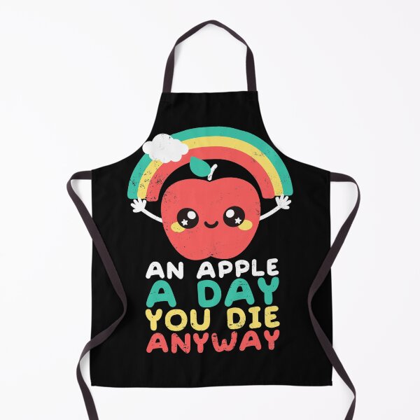 Item preview, An apple a day you die anyway designed and sold by NemiMakeit.