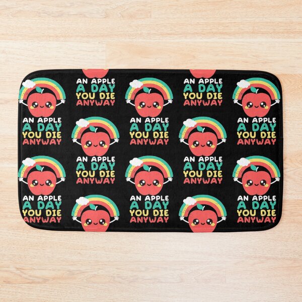 Item preview, An apple a day you die anyway designed and sold by NemiMakeit.