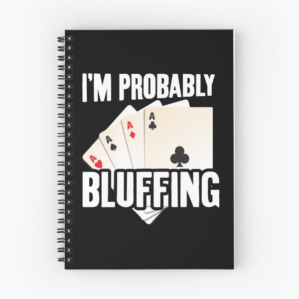 Item preview, I'm Probably Bluffing, Funny Poker Player Gambling Card Game designed and sold by Merchking1.