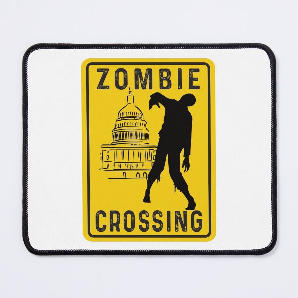 Item preview, Zombie Crossing Sign - Capitol Building USA designed and sold by FlutteringWings.