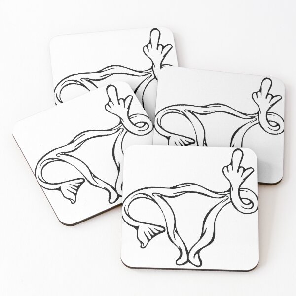 Item preview, Uterus Middle Finger designed and sold by Birch Trail Boutique.