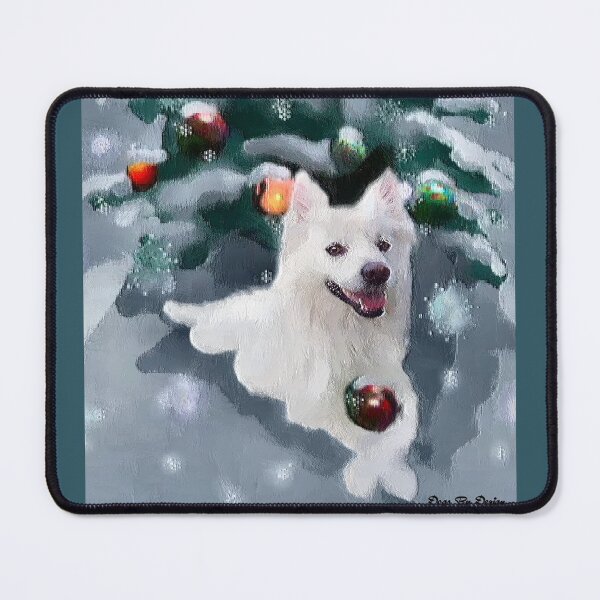 Item preview, American Eskimo Dog Christmas Gift Idea designed and sold by springdaleshops.