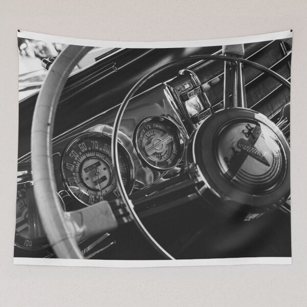 Item preview, Buick Eight dashboard poster wall art canvas print and more designed and sold by Photomattic.