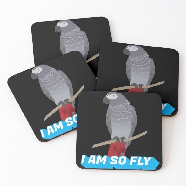 Item preview, I am So Fly Cute African Grey Parrot  Lover and Pet Birds  designed and sold by Rzelemenz.