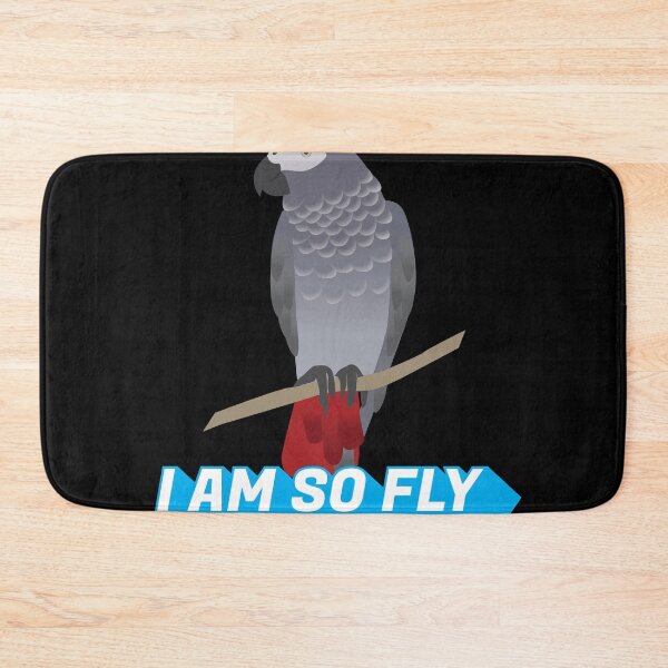 Item preview, I am So Fly Cute African Grey Parrot  Lover and Pet Birds  designed and sold by Rzelemenz.