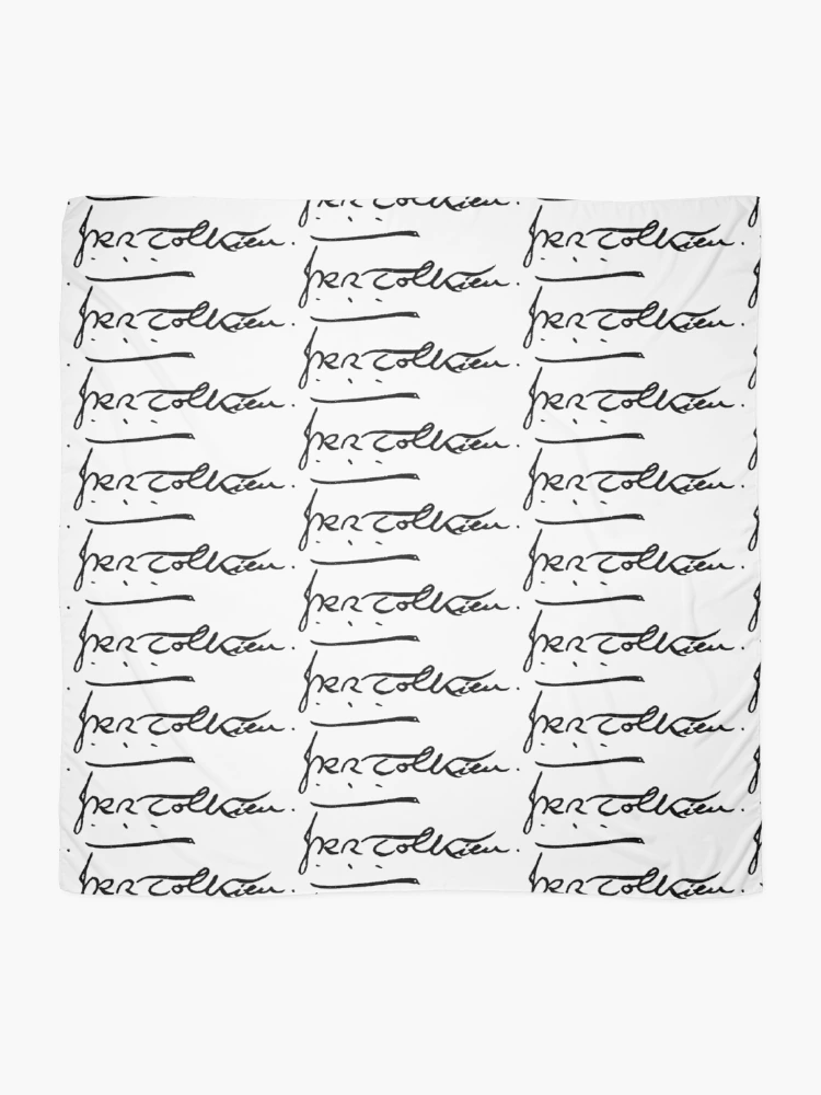 Thumbnail 2 of 3, Scarf, J.R.R. Tolkien Signature designed and sold by Kit Meade.