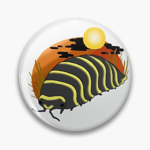 Item preview, Armadillidium Maculatum Yellow Zebra designed and sold by PodPeopleArt.