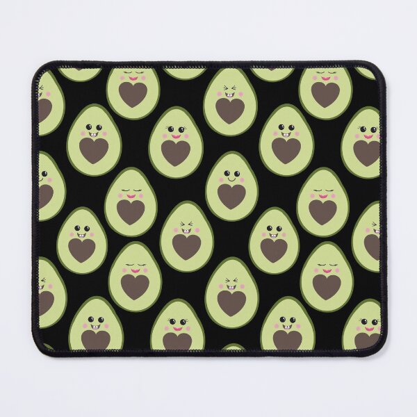 Item preview, Kawaii avocado party on black  designed and sold by QuirkyCraftz.