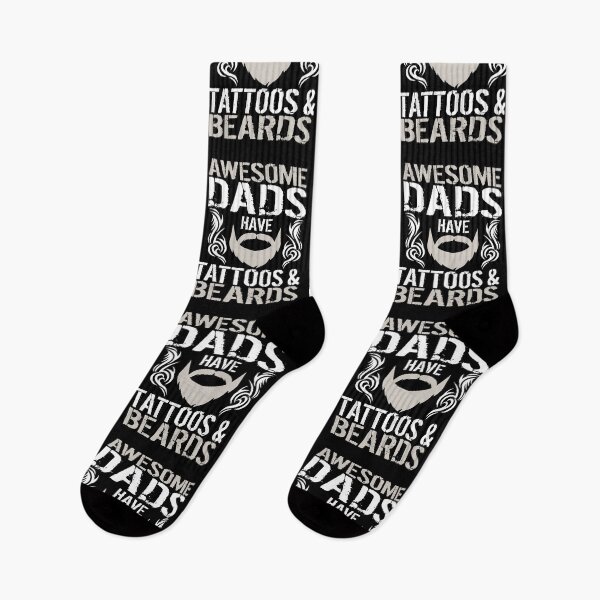 Item preview, Awesome Dads Have Tattoos And Beards designed and sold by Merchking1.