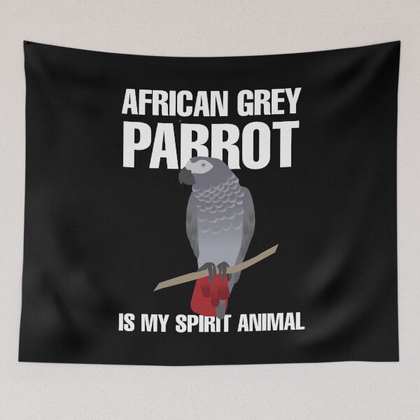 Item preview, African Grey Parrot is my Spirit Animal Lover Pet Birds  designed and sold by Rzelemenz.