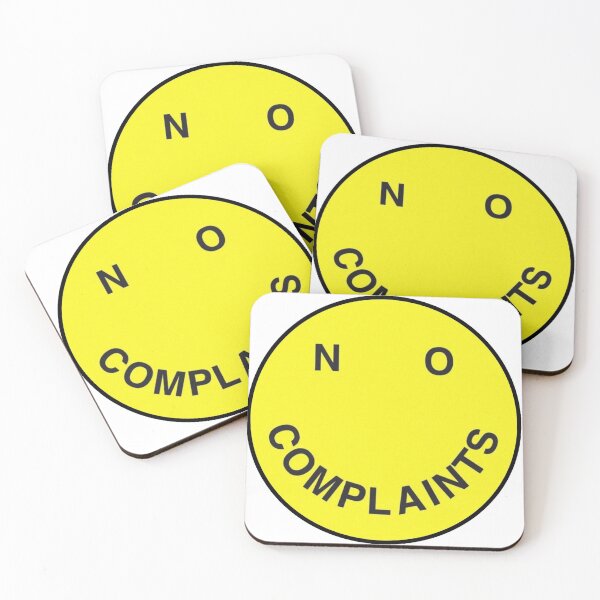 Item preview, No Complaints Smile designed and sold by Maddie OMalley.