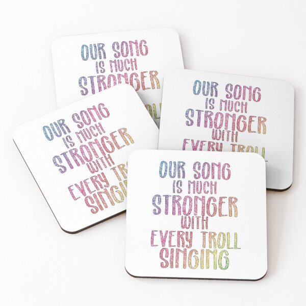 Item preview, Trolls-Inspired "Our Song Is Much Stronger" designed and sold by mulberrydragon.