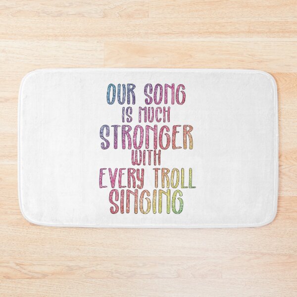 Item preview, Trolls-Inspired "Our Song Is Much Stronger" designed and sold by mulberrydragon.