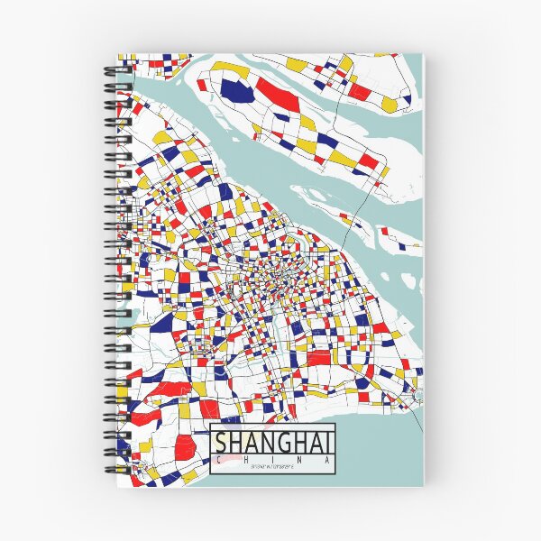 Item preview, Shanghai, China City Map - Mondrian designed and sold by deMAP.