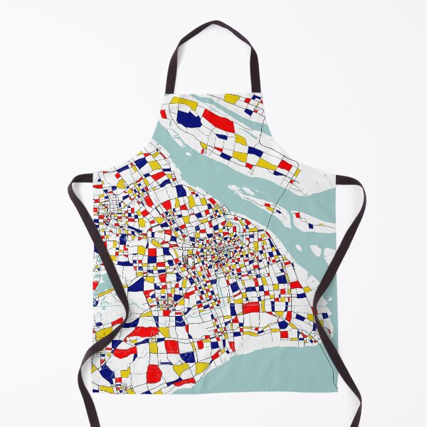 Item preview, Shanghai, China City Map - Mondrian designed and sold by deMAP.