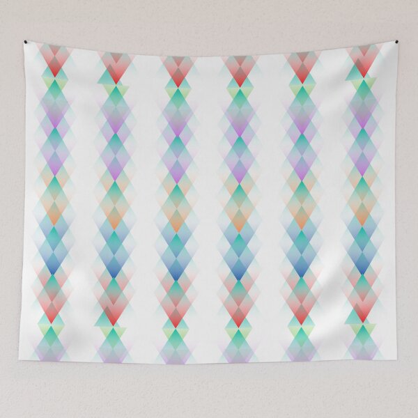 Item preview, Colour Diamonds on White designed and sold by RiadMannan.
