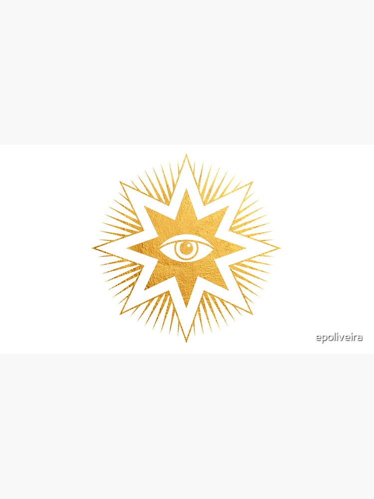 Gold symbol All seeing eye by epoliveira