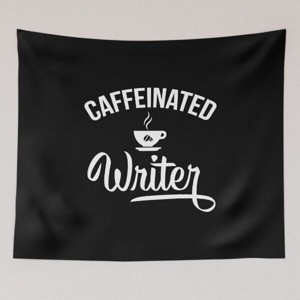 Item preview, Funny Writer Caffeinated Novel Writer, Book Author Gifts for Writers Future Best Selling Author designed and sold by Merchking1.