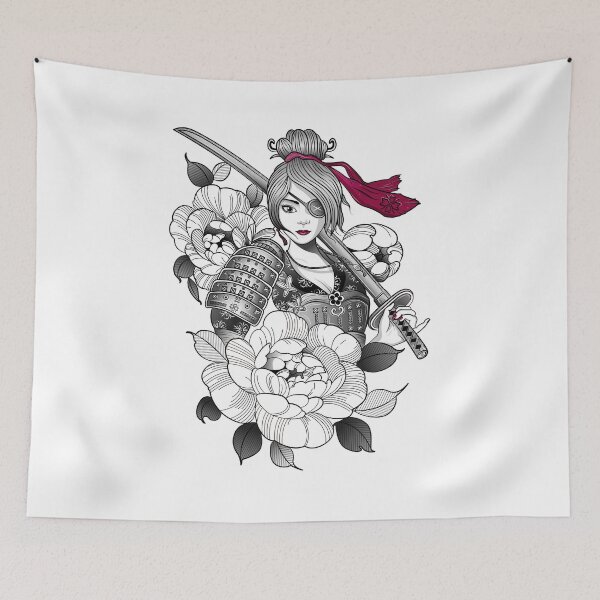 Item preview, Samurai Japanese Geisha R designed and sold by artorno.