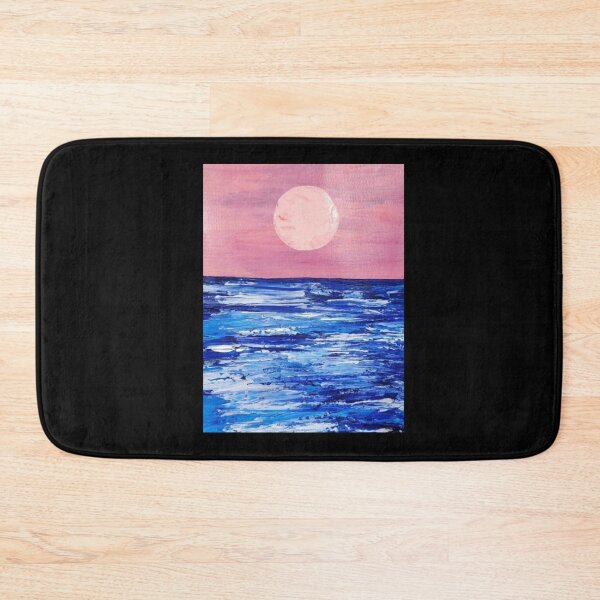 Item preview, PINKISH DELIGHTED SKY AND MOON OCEAN designed and sold by MONISIOART.