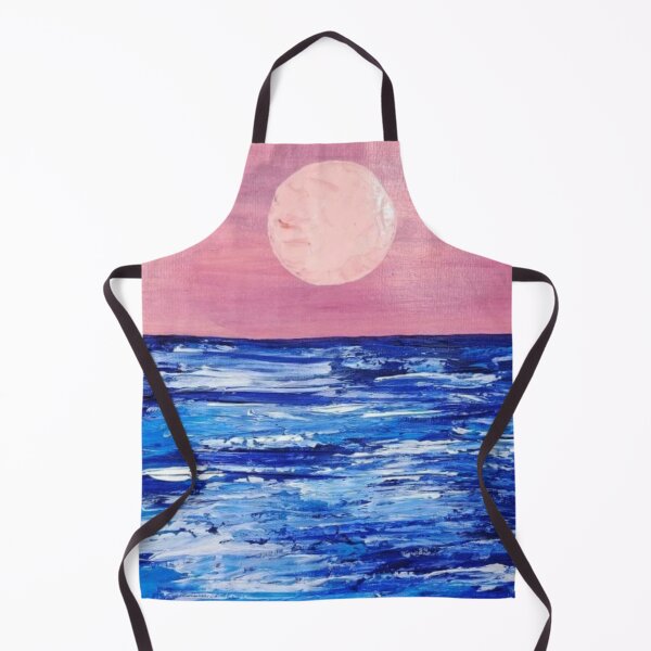 Item preview, PINKISH DELIGHTED SKY AND MOON OCEAN designed and sold by MONISIOART.