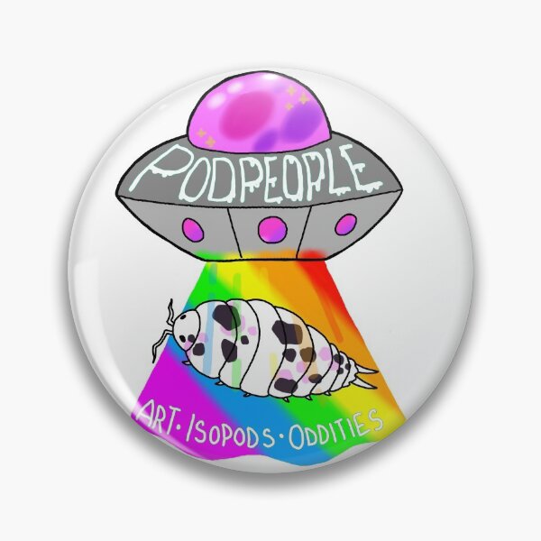 Item preview, Pod People's Shop Sticker but PRIDE! designed and sold by PodPeopleArt.