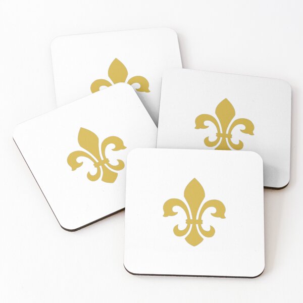 Item preview, FLEUR DE LYS IN GOLD AND SILVER BORDER, Floral Seamless Pattern,Solid Gold, Vintage French designed and sold by bubbley2021.