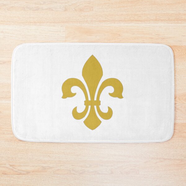 Item preview, FLEUR DE LYS IN GOLD AND SILVER BORDER, Floral Seamless Pattern,Solid Gold, Vintage French designed and sold by bubbley2021.