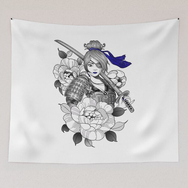 Item preview, Samurai Japanese Geisha B designed and sold by artorno.