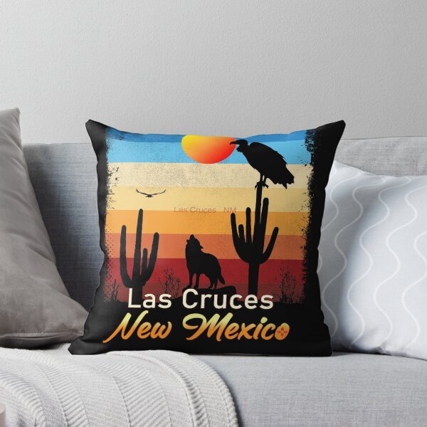Item preview, Las Cruce New Mexican NM Sunset Coyote Vulture Cactus Desert NewMexican designed and sold by Cuatrocaminos.