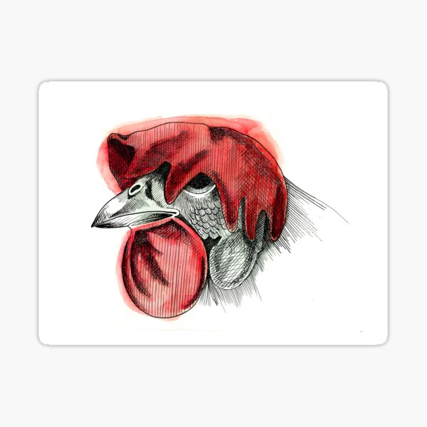 Sad cock Sticker