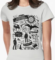 Camiseta entallada para mujer Supernatural items