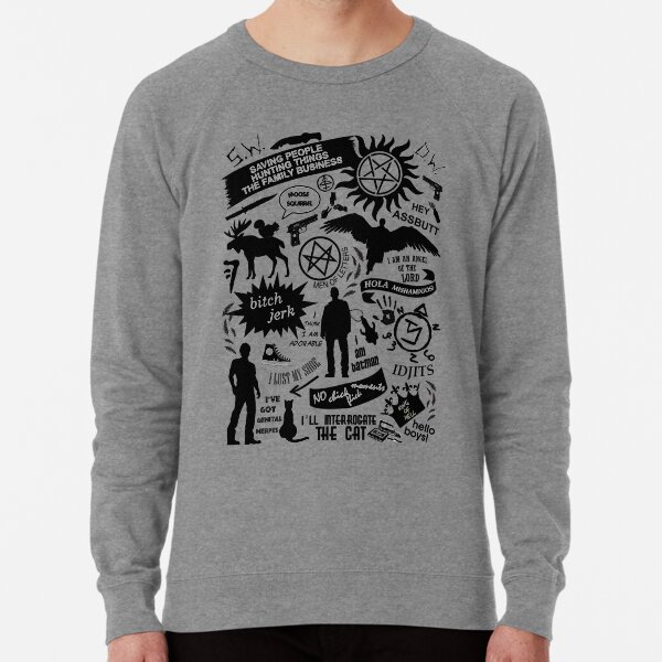 Supernatural items Lightweight Sweatshirt