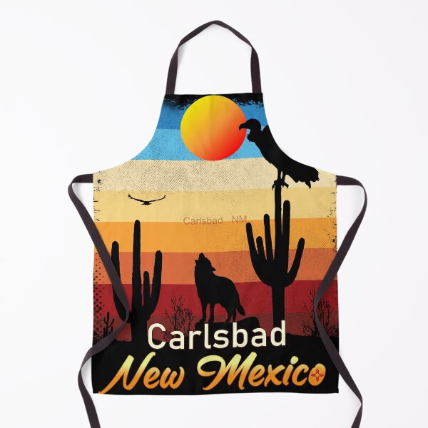 Item preview, Carlsbad New Mexican NM Sunset Coyote Vulture Cactus Desert NewMexican designed and sold by Cuatrocaminos.