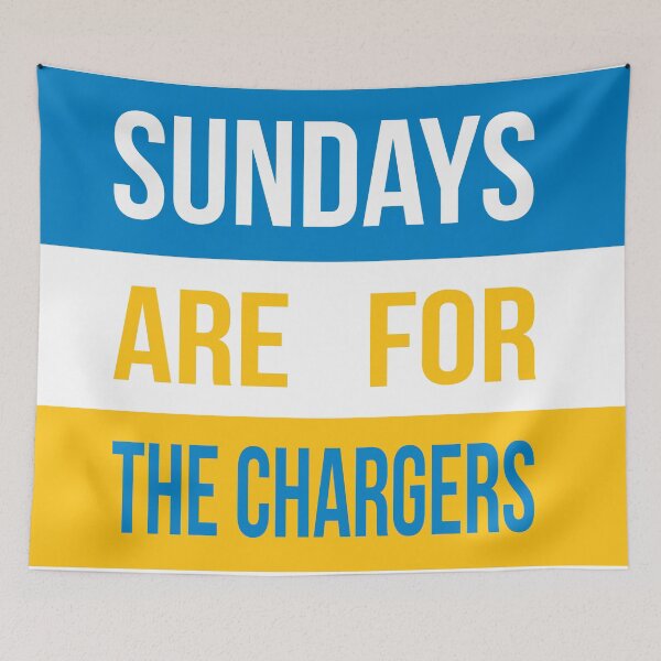 Item preview, Sundays Are For The Chargers designed and sold by emilydraeger.