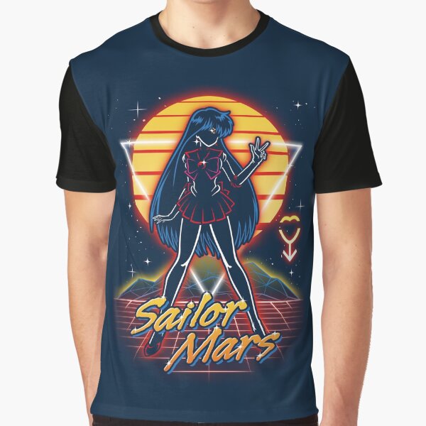Retro Mars Guardian Graphic T-Shirt