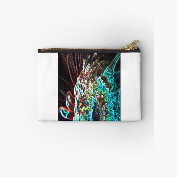 Item preview, Chrysanthemum Glow Art Blue Green, White, and Red Colors designed and sold by Swigalicious.