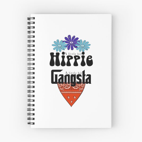 Item preview, Hippie Gangsta Funny Design A Little Bit Hippie Gangsta designed and sold by Swigalicious.