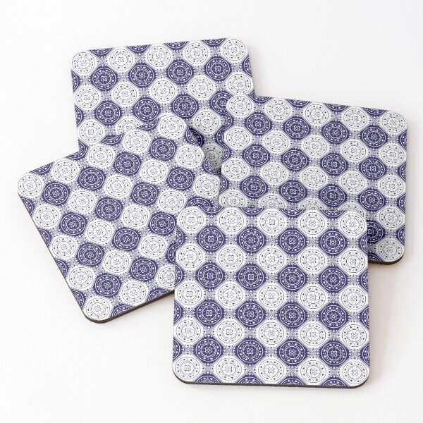 Item preview, Delft Blue Ceramic Tile – Abstract Pattern Design designed and sold by DonneeCreations.