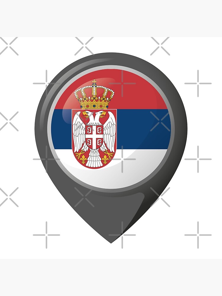 Serbia pin