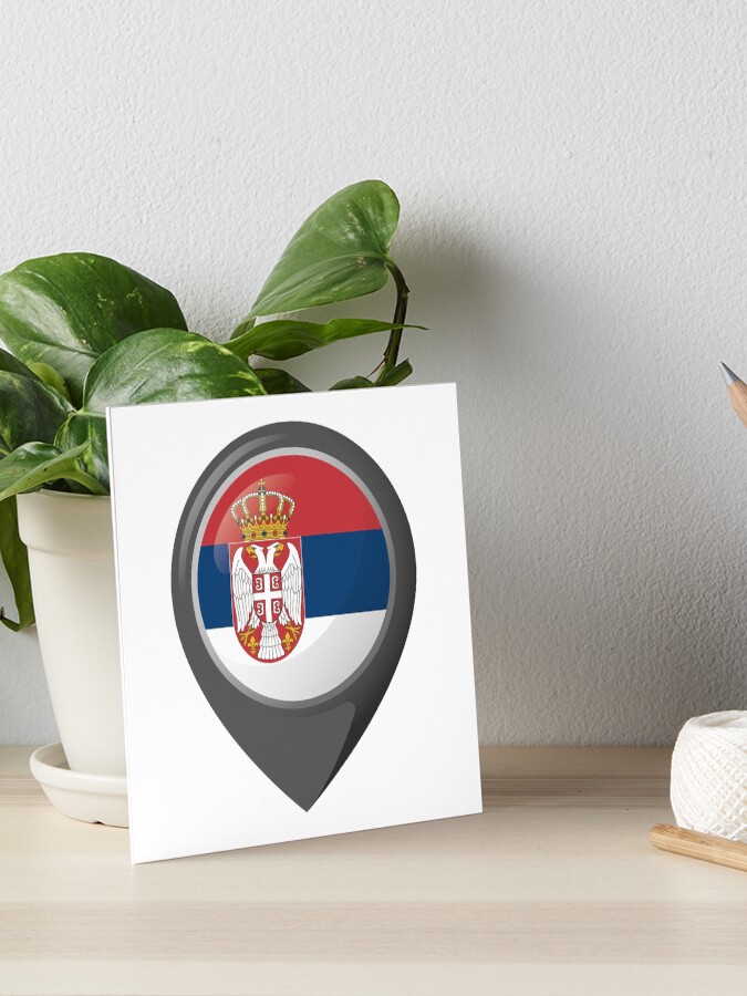 Serbia pin