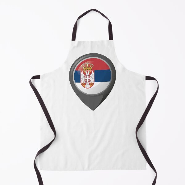 Item preview, Icon representing location pin with the flag of Serbia. Ideal for catalogs of institutional materials and geography designed and sold by LucianoCosmo.