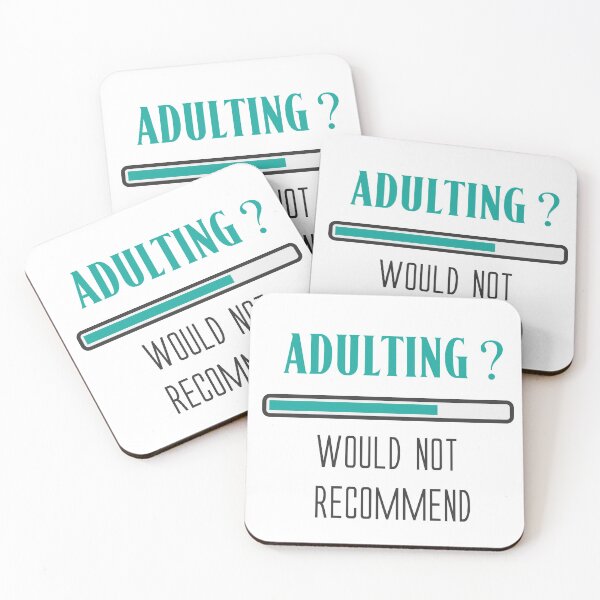 Item preview, Adulting would not recommend designed and sold by NADARTDOM.